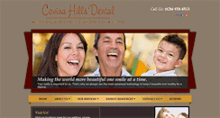 Desktop Screenshot of covinahillsdental.com